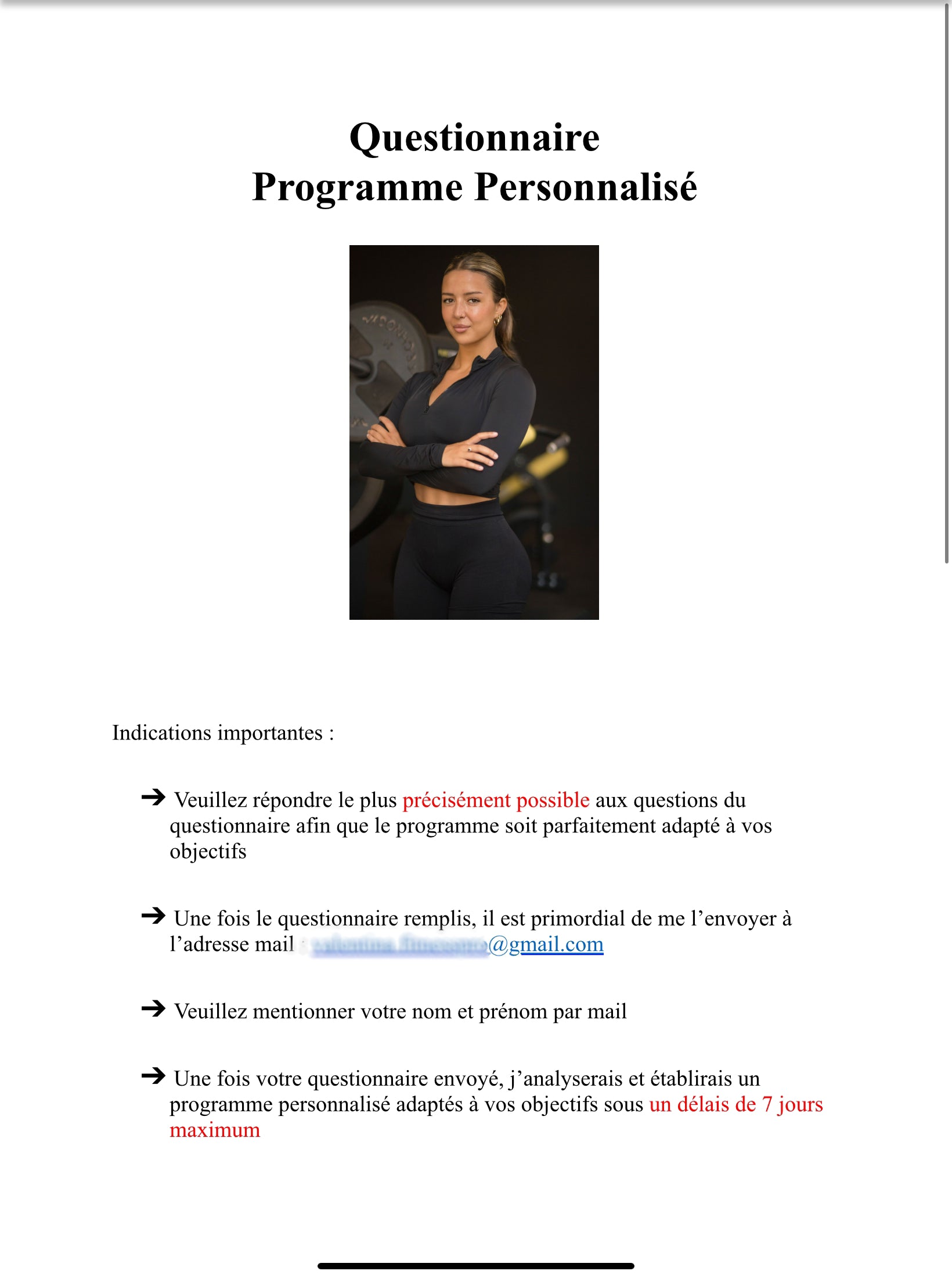 Pack personnalisé